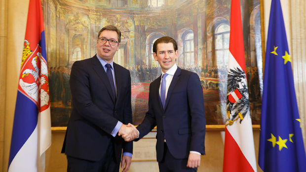 Vučić podržao Sebastijana Kurca na izborima u Austriji