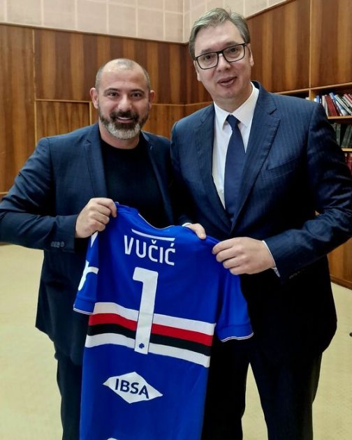 Vučić poželeo Stankoviću sreću i uspeh u Sampdoriji
