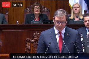 Vučić predsednik:  Za ovo su potrebna dela, ne reči