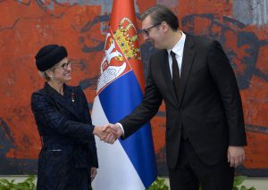 Vučić primio akreditive nove ambasadorke Belgije