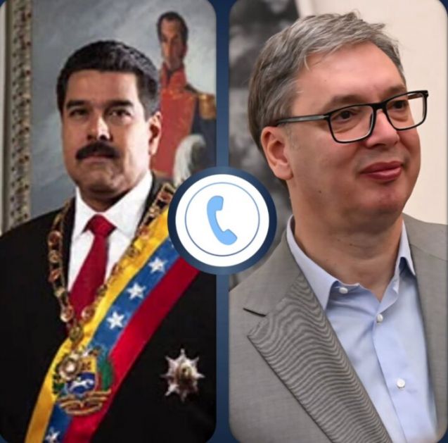 Vučić razgovarao telefonom sa Madurom: Srbija ceni podršku Venecuele