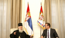 Vučić s patrijarhom o pritiscima na Srbiju, stopi nataliteta, Hramu Sv. Save 
