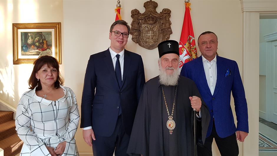 Vučić s patrijarhom razgovarao o mozaiku u Hramu