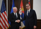 Vučić sa Hilom: Upoznao sam ambasadora sa sve težom situacijom na tzv. Kosovu