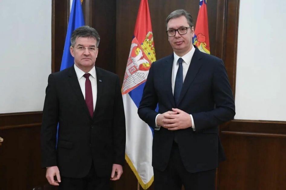 Vučić sa Lajčakom: Neophodno formiranje ZSO, poštovanja volje srpskog naroda