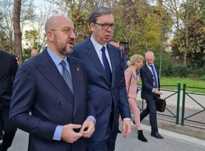 Vučić sa Mišelom o pitanjima od interesa za Beograd i Brisel