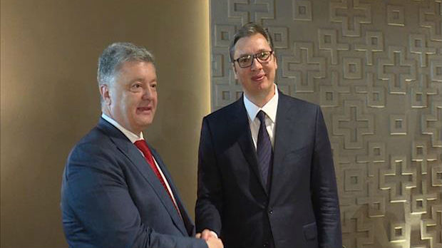 Vučić sa Porošenkom o suverenitetu Srbije na KiM
