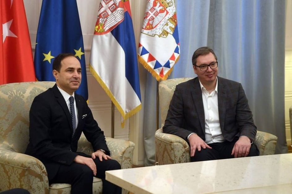 Vučić sa ambasadorom Turske: Odnosi dve zemlje na najvišem nivou