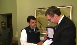 Vučić s glavnim ministrom indijske države Maharaštra (VIDEO)