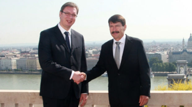Vučić sa Aderom u Senti: Srbija može da računa na Mađarsku