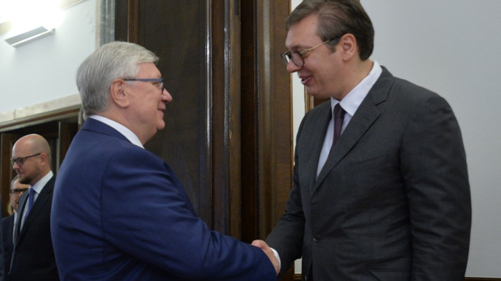 Vučić sa rektorom Moskovskog instituta za međunarodne odnose (FOTO)