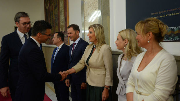 Vučić sa slovenačkim premijerom