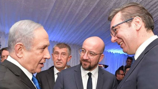 Vučić sa svetskim liderima na svečanoj večeri u Jerusalimu