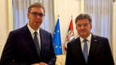 Vučić posle sastanka sa Lajčakom i Eskobarom: Razgovori se nastavljaju, zaštitićemo interese Srba na KiM VIDEO