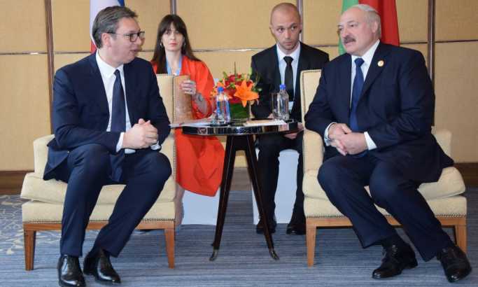 Vučić se sastao sa Lukašenkom u Pekingu