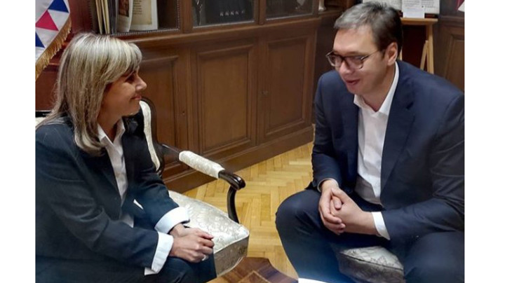 Vučić se sastao sa Majom Pavlović: Svestan sam da je situacija komplikovana, ali ćemo, u skladu sa zakonom i uz mnogo napora, pomoći da se problem reši (FOTO)