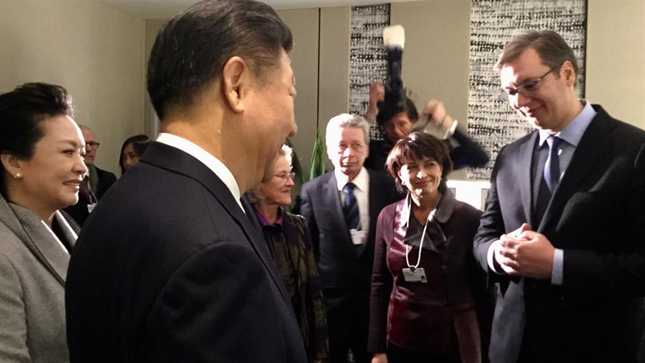 Vučić se Đinpingu u Davosu zahvalio za Železaru