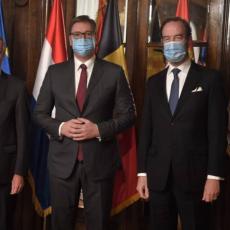 Vučić se sastao sa ambasadorima Belgije i Holandije