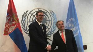 Vučić se sastao sa generalnim sekretarom UN
