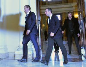 Vučić stigao u Narodnu skupštinu Srbije, počela sednica