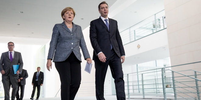 Vučić: Sa Merkel ću razgovarati o Kosovu i Metohiji i evropskom putu