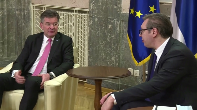 Lajčak i Vučić se sastali u Briselu