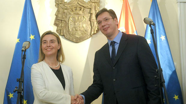 Vučić: Mogerinijeva apelovala da se smire tenzije 