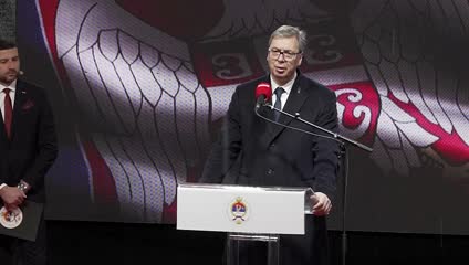 Vučić u Trebinju: Srbija je za dijalog i mir, ali će biti spremna da se odbrani od agresora