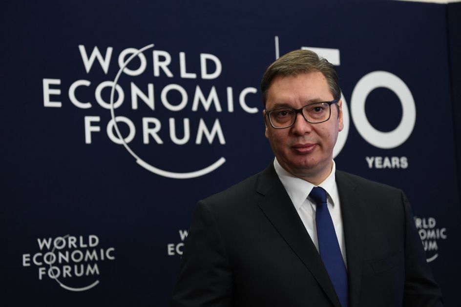 Vučić u Davosu sa evropskim liderima o ekonomskom rastu