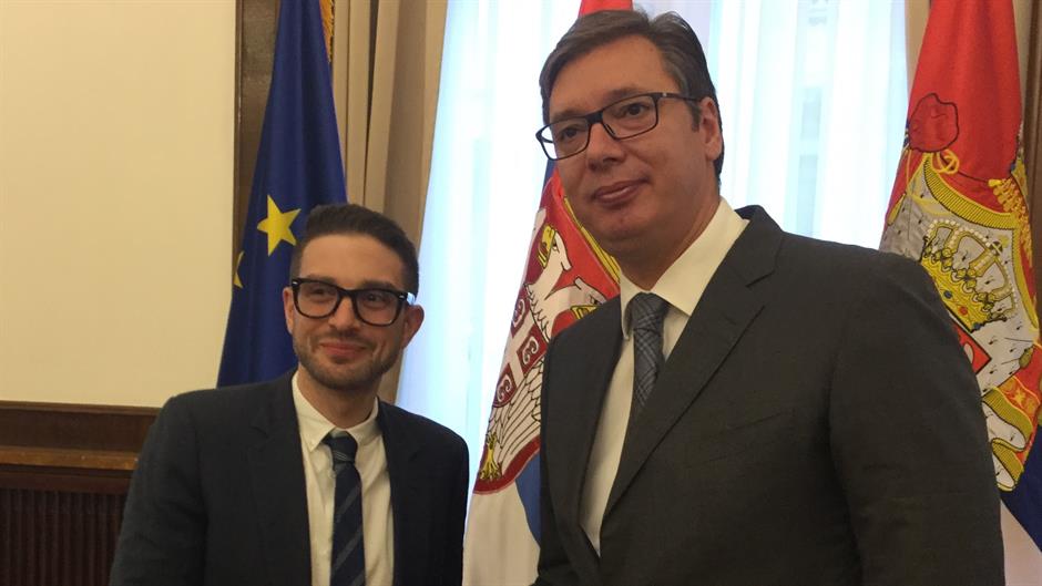 Vučić upoznao Soroša sa tokom pregovora s Prištinom