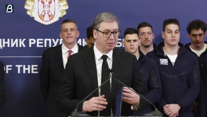 Vučić vaterpolistima: Hvala za svu radost, trud, požrtvovanost, borbenost