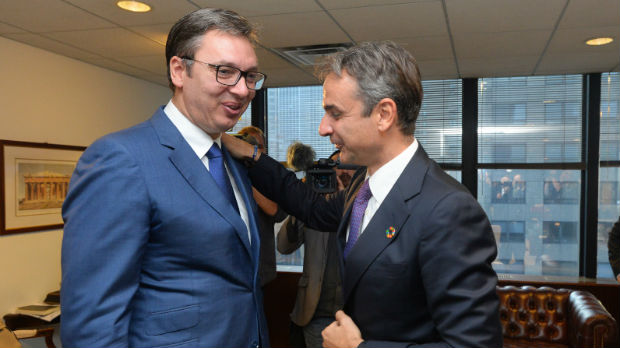 Vučić zamolio Micotakisa da Grčka ne menja stav o Kosovu i Metohiji