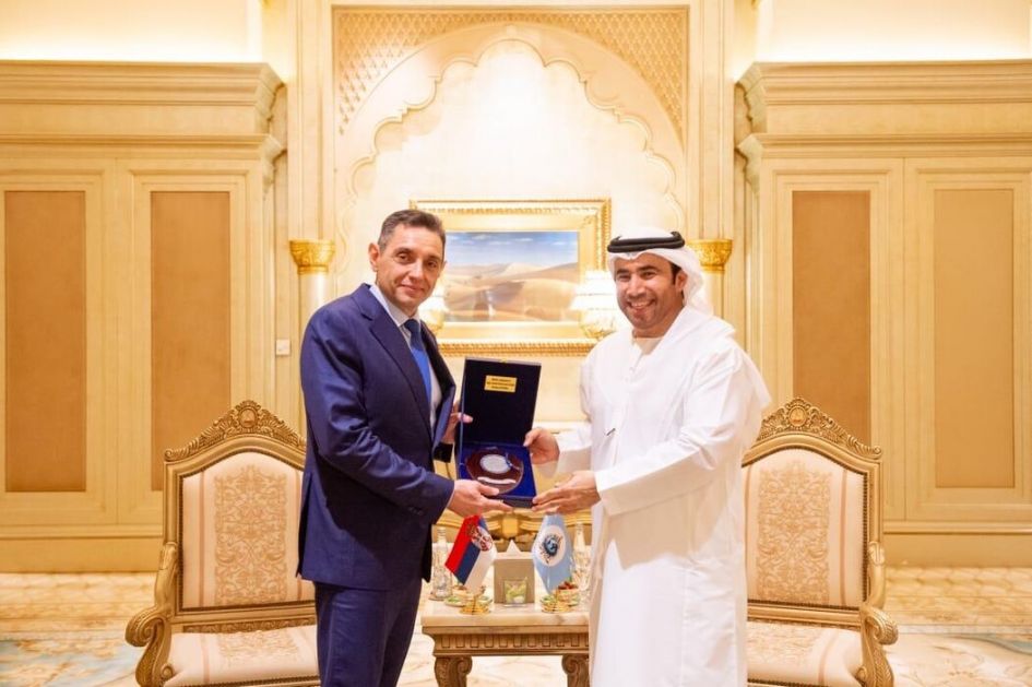 Vulin sa predsednikom Interpola UAE o bilateralnoj saradnji dve zemlje
