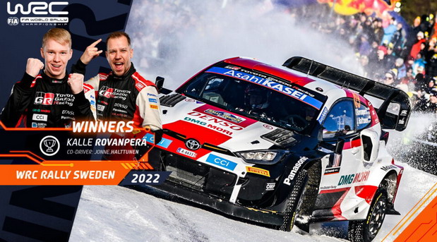 WRC 2022, Rally Sweden – Kale Rovanpera pobedio, Evans stao, Nojvil drugi