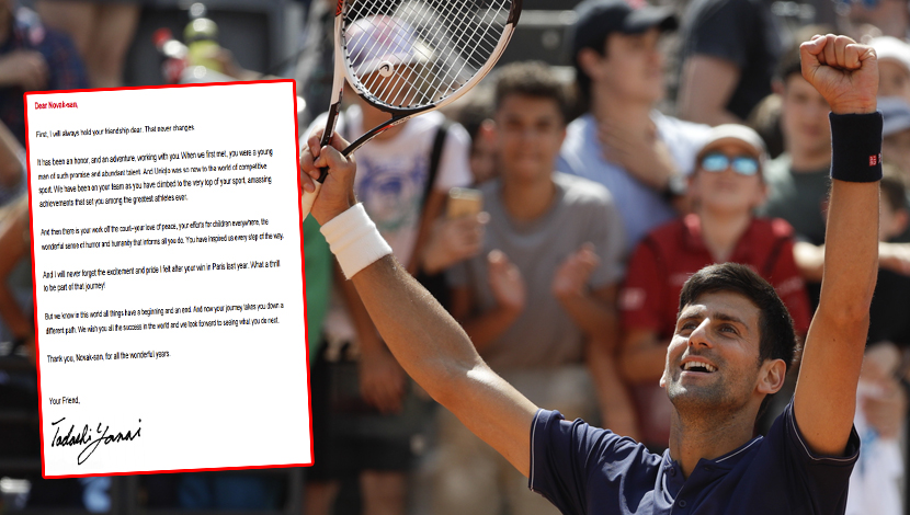 We were there while you became the best athlete of all time: The emotional letter to Novak from “Uniqlo” (PHOTO)