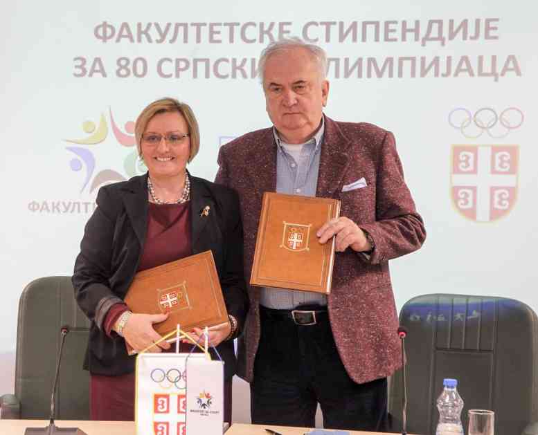 ZA OBRAZOVANJE SPORTISTA: Fakultetske stipendije za 80 srpskih olimpijaca