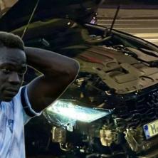 ZAKUCAO SE U BETONSKI ZID: Mario Baloteli imao tešku saobraćajnu nesreću (VIDEO)