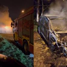 ŽAR SA BADNJAKA ZAPALIO AUTOMOBIL! Neobična nesreća u Ribnjaku, od vozila ostao samo lim (VIDEO)