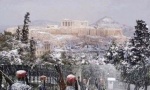 ZAVEJAN AKROPOLj: Hladni talas zahvatio Grčku, sneg prekrio Atinu