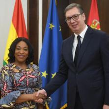ZAVRŠEN BITAN SASTANAK! Vučić primio je ministarku spoljnih poslova Gane (FOTO) 