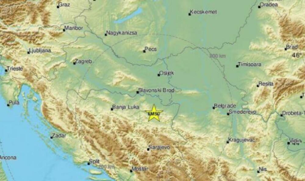 ZEMLJOTRES U BOSNI I HRVATSKOJ: Potres pogodio šire područje Tuzle, osetio se i u Hrvatskoj