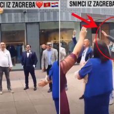ZIG HAJL USRED ZAGREBA! Međunarodni skandal - Crnogorci salutirali prolaznicima čuvenim naci pozdravom (VIDEO)