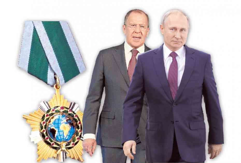 ZNAK PRIJATELJSTVA: Lavrov donosi Dačiću orden od Putina