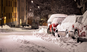 Za vozače koji ne očiste sneg sa vozila, kazna oko 100 evra 