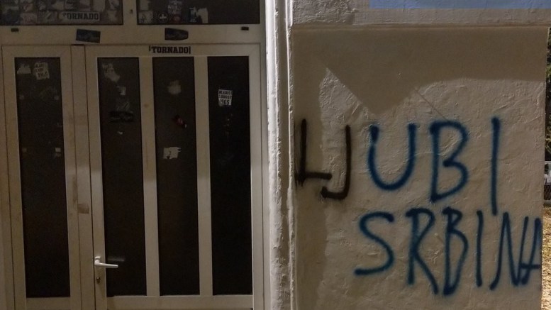 Zadranin prepravio grafit “Ubi Srbina” u “Ljubi Srbina”