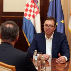 Zahvalio se na saradnji: Vučić poželeo hrvatskom ambasadoru uspeh u daljoj karijeri 