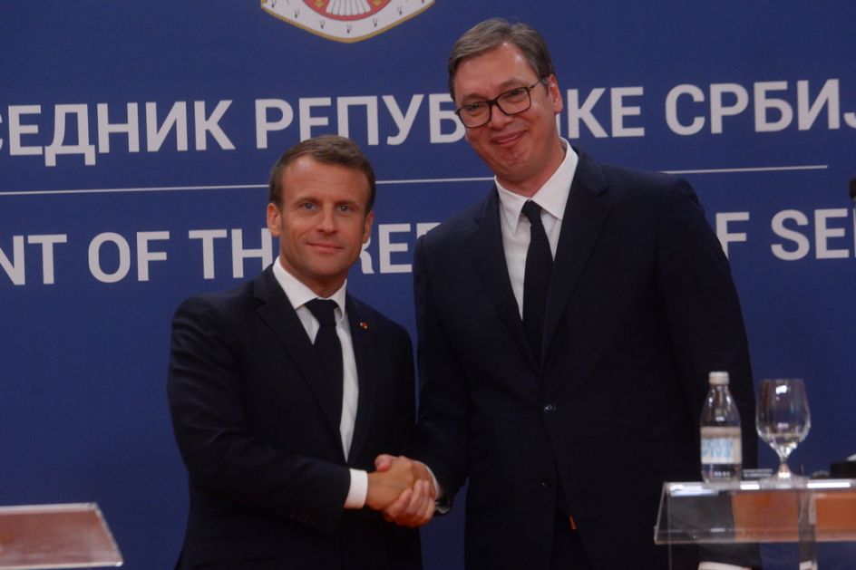 Zajednička izjava predsednika Vučića i Makrona