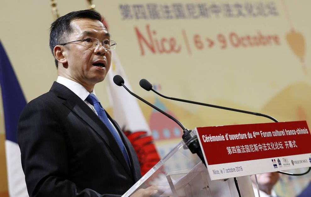 Zakonodavci EU pozivaju francusko ministarstvo spoljnih poslova da proglasi kineskog izaslanika personom non grata
