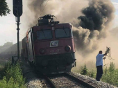 Zapalila se LOKOMOTIVA voza koji je prevozio KINESKU ROBU 