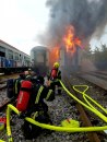 Zapalili se vagoni na Glavnoj železničkoj stanici u Zagrebu FOTO